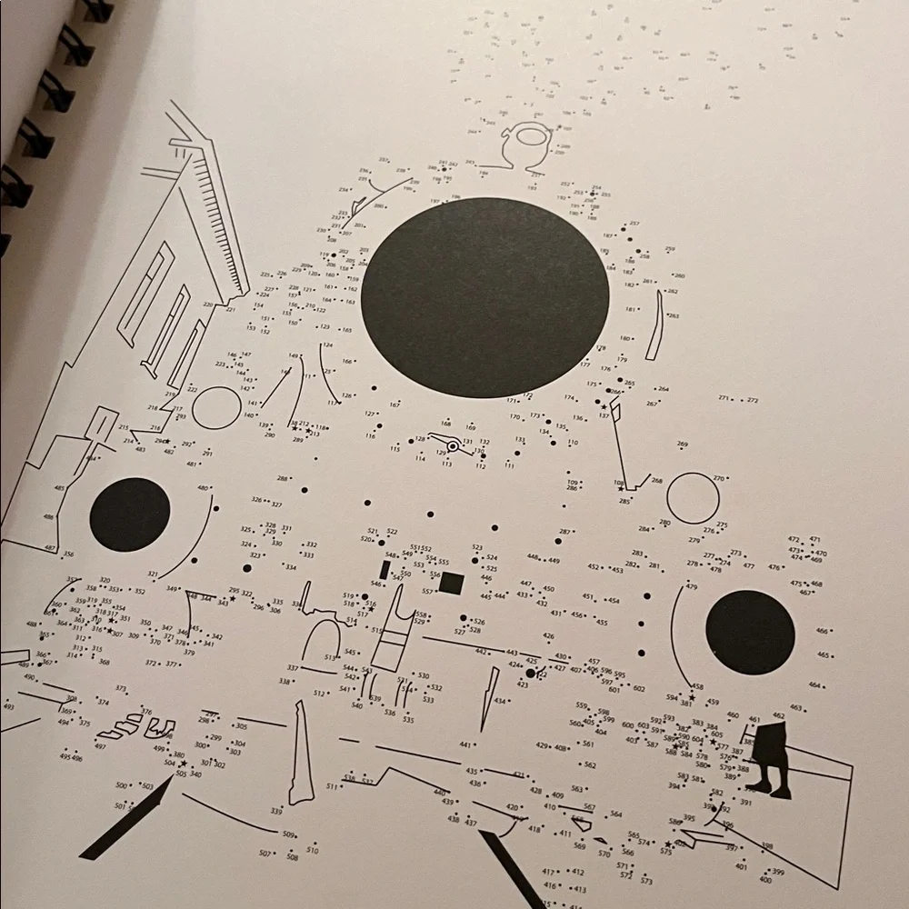 NEW Color Art Dot to Dot Numbered Shapes To Reveal The Art Coloring Pencil book